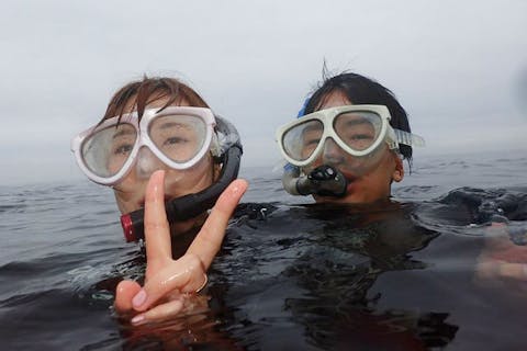 【伊豆大島・大島町】シュノーケリングツアー　シャワールーム等充実施設完備（120分）