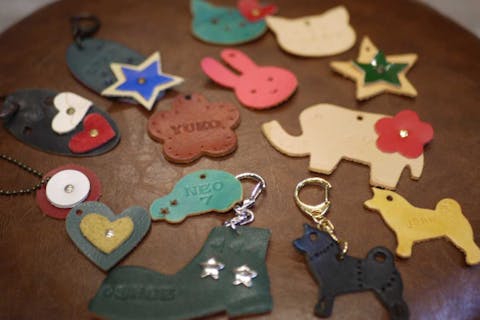 【愛知・名古屋】お子様にも大人気！革のキーホルダー