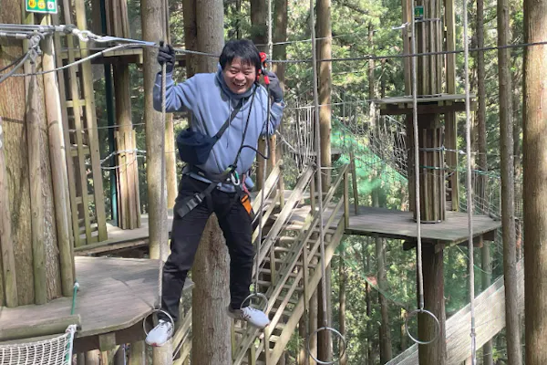 徳島・祖谷】全長720m高さ50mミシュラン2つ星渓谷ジップライン付き