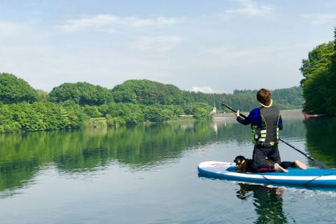 【栃木・那須】早朝・矢の目ダム湖・SUPツアー（1時間45分）