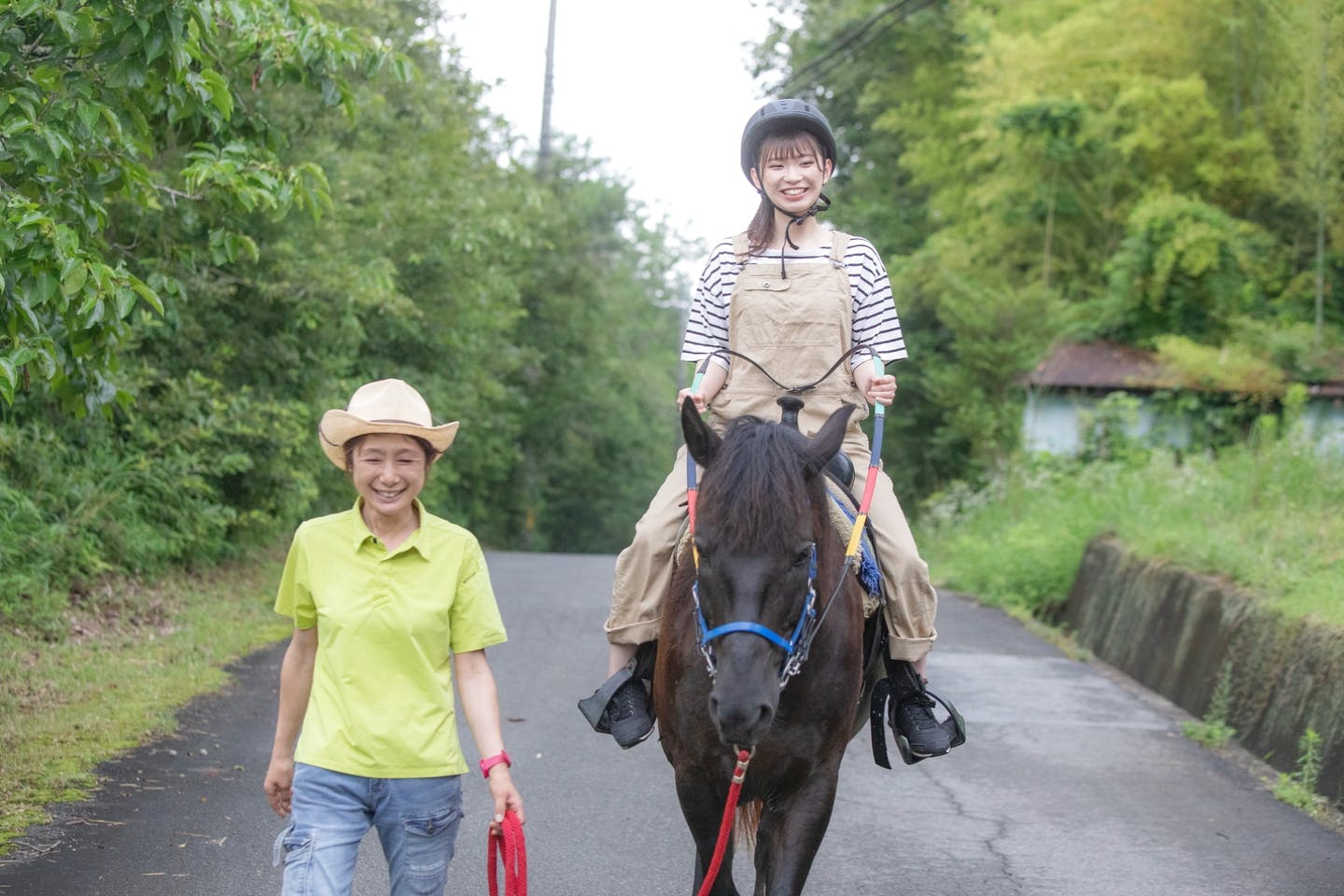 【岡山・和気郡】馬に乗ってお散歩。山コース（乗馬時間：60分）