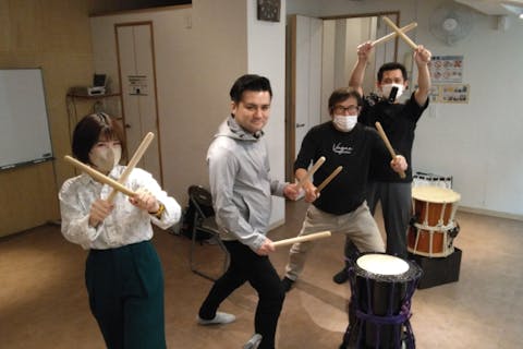 【羽田】リズム良く叩こう！和太鼓体験