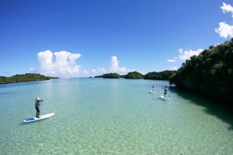【沖縄・石垣島】欲張りセット！SUP&ミニシュノーケリング