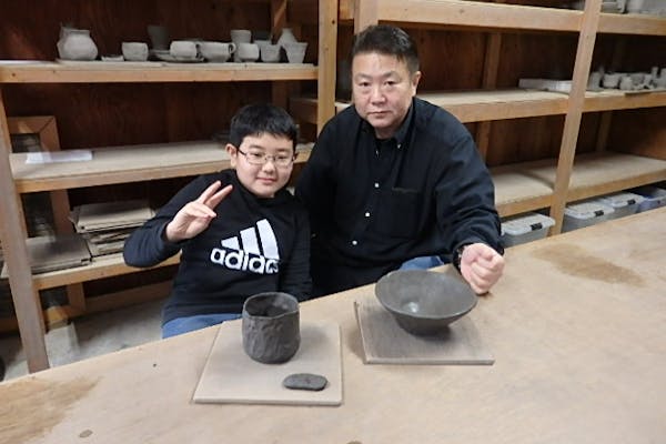 岡山・備前・陶芸体験】登り窯で味わい深い模様が入る！手びねりor電動