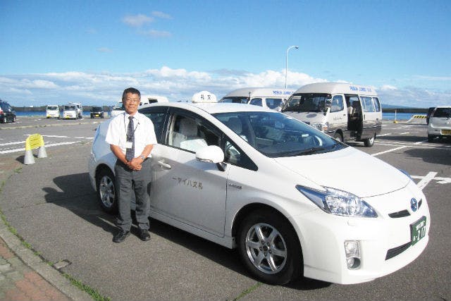 【北海道・礼文島・観光タクシー】貸切タクシーで礼文島を観光しよう！（小型タクシー・3時間・午後）