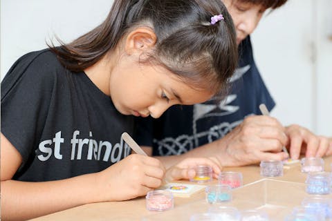 【愛知・名古屋・ガラス細工】ミルフィオリのアクセサリー作り！「金城ふ頭駅」から徒歩約5分・お子様にも大人気！