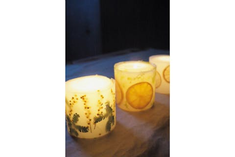 【愛知・名古屋・キャンドル作り】好きなお花を好きなだけ！花キャンドル