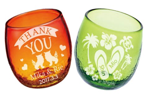 【沖縄・那覇市・サンドブラスト】旅行のお土産に！琉球グラス・サンドブラスト