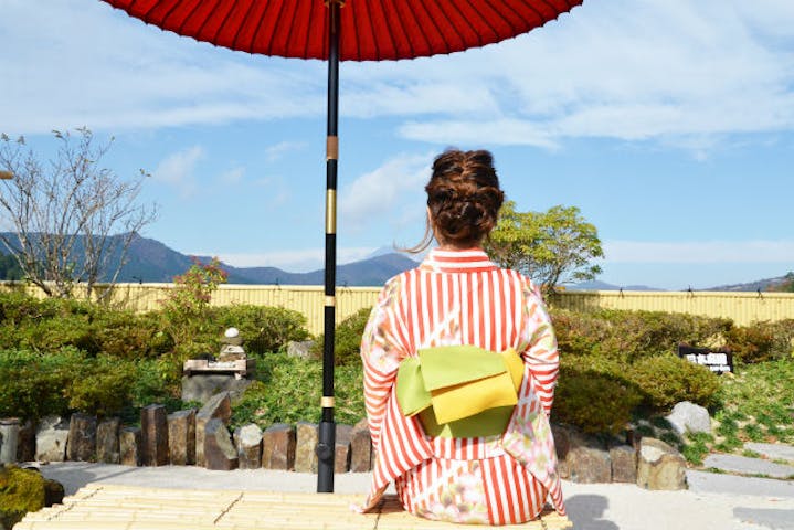 神奈川 箱根 着物レンタル お抹茶 箱根旅行の思い出づくりに 着物レンタル体験 アソビュー