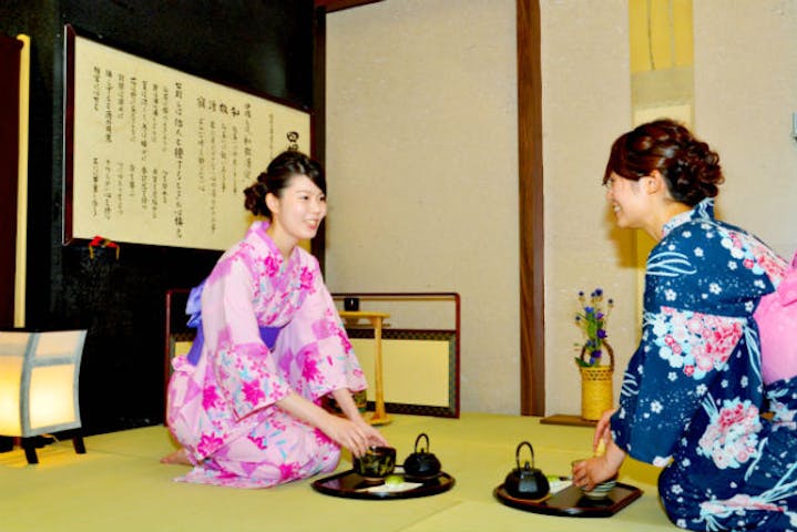 神奈川 箱根 着物レンタル お抹茶 箱根旅行の思い出づくりに 着物レンタル体験 アソビュー