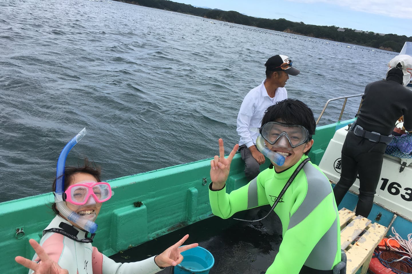 三重 志摩 漁業 伊勢志摩の海で素潜り漁に挑戦 海女さんと一緒に海女漁体験 アソビュー