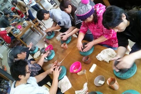 【岡山・備前市・陶芸体験】たっぷりの粘土で作る備前焼の土ひねり体験！パスタ皿など