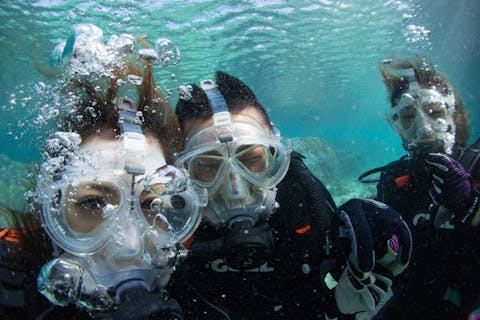 【宮古島・伊良部島・ダイビング】フルフェイスマスクも選べる体験ダイビング（3時間）