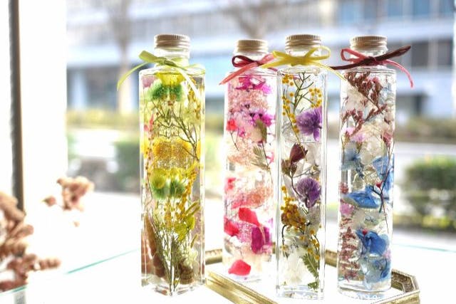 【名古屋・ハーバリウム】お花の標本を飾ろう！ときめきを瓶に