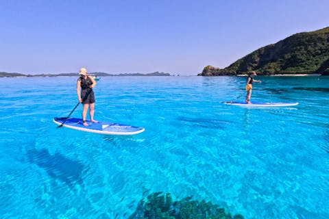 【沖縄・渡嘉敷・SUP】ケラマ最大・渡嘉敷でSUP体験（初心者講習付き）