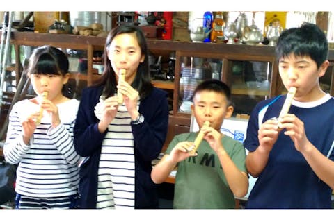 【熊本・阿蘇・竹細工】世界でひとつの音色！竹の笛作り