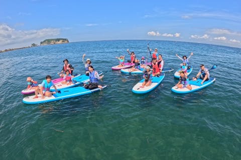 【千葉・南房総・SUP】親子で海を感じよう。親子相乗りSUP体験！車も電車も好アクセス♪