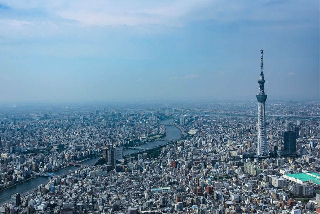 【東京・ヘリコプター遊覧・貸切】＜10分＞ヘリコプターで空のお散歩～東京タワー・スカイツリー周遊
