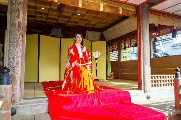 大分 中津 変身写真 奥平神社でお姫様体験 セルフ変身写真 アソビュー