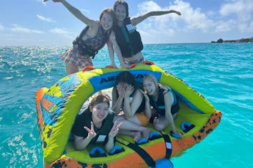 マリンスポーツセット 沖縄・名護市】1グループ料金 格安 1時間マリンスポーツ7種類遊び