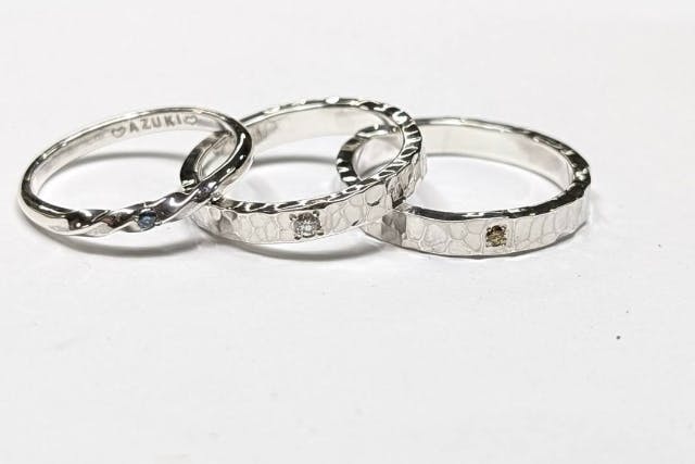 【銀座・シルバーアクセサリー手作り】デートにもおススメ！銀座で幸福のシルバーペアリング作り体験