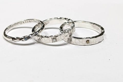 【銀座・シルバーアクセサリー手作り】デートにもおススメ！銀座で幸福のシルバーペアリング作り体験