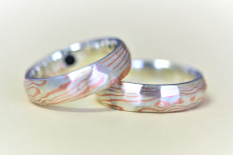 【銀座・シルバーアクセサリー手作り】日本伝統のものづくりを体験。格調ある木目模様のリング作り