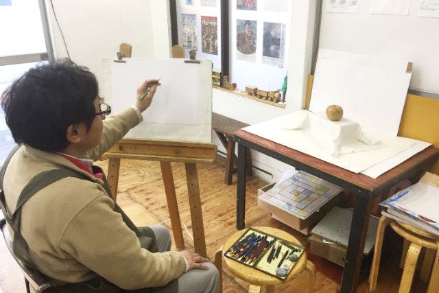 【埼玉・川口・絵画教室】基礎的なデッサンが学べる！鉛筆又は水彩の絵画教室を体験