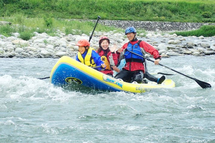 長野 駒ヶ根市 Sup 6人乗りの巨大supにチャレンジ 天竜川メガサップ体験 アソビュー