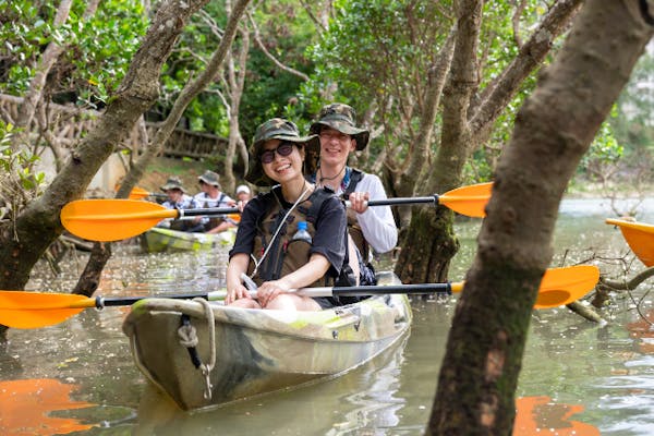 沖縄・中部・比謝川サンセットカヤック】マングローブ観察とサンセット