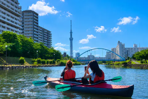 【平日1名様大歓迎！】初夏の東京を水上散歩！　スカイツリー絶景カヤック