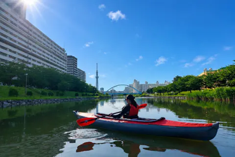 【スカイリリー カヤック】長すぎず、短すぎない。　”ちょうどいい”　東京カヤック体験