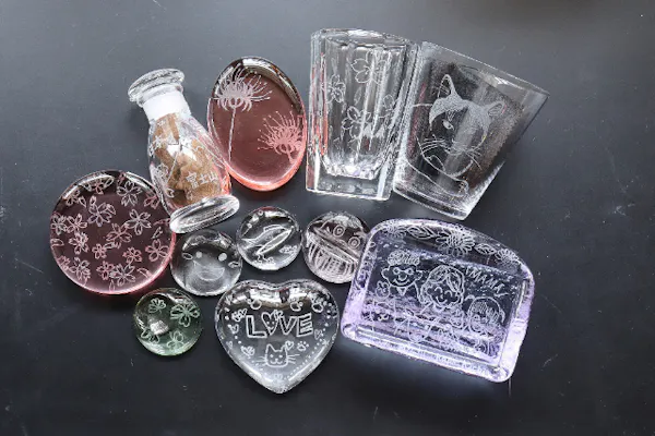 東京・浅草・ガラス細工】ガラスのフォトフレーム作り 誕生日・結婚