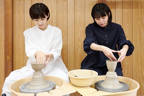 【京都市・東山区・陶芸体験】ズイコウプラン（作り放題で2個焼き上げの満足プラン）