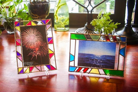 埼玉・越谷・ガラス細工（90分・ステンドグラス風フォトフレーム）