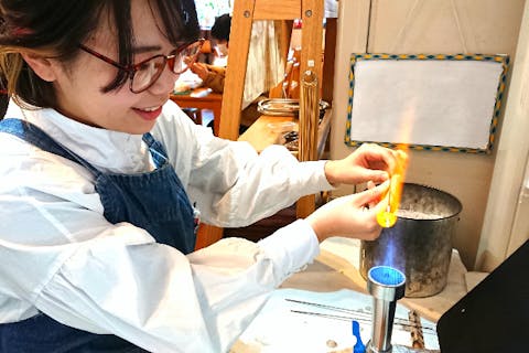 【埼玉・川越・とんぼ玉】幸せを込めて！「青い鳥」でとんぼ玉づくり