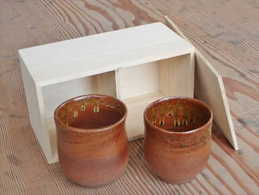 夫婦茶碗作り☆電動ろくろでペアの湯呑みを制作しよう！（桐箱付き 