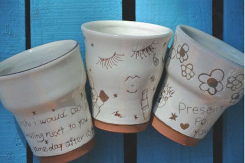 【ラインアート体験】4歳からお申込み可能。ひっかいて絵を描きます