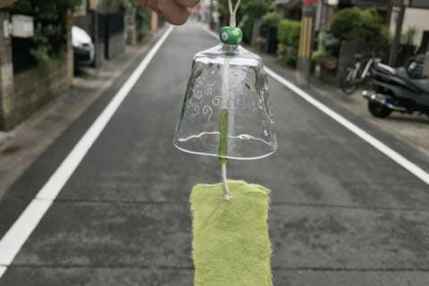 【京都・向日・風鈴作り】旅の思い出に。伝統工芸「飾りとんぼ玉」を使った風鈴作り