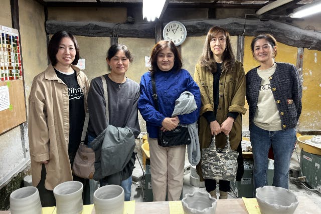 【瀬戸市 電動ろくろ)　（３名様以上で） ファミリープラン 家族で楽しく気軽に 45分