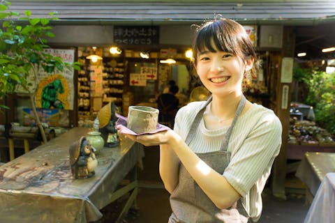 東京・深大寺・手びねり陶芸体験（約50分）