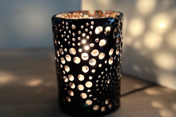 手作り陶芸  ランプ Produce a nice night. How to make a lamp shade - YouTube