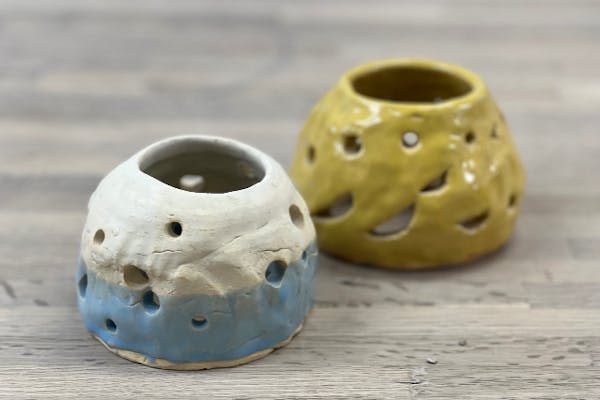 東京・中目黒・手びねり】おしゃれなランプシェードを陶芸で作っ