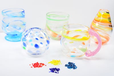 愛知・瀬戸市・吹きガラス】スタンダードコース＜気軽に吹きガラス体験