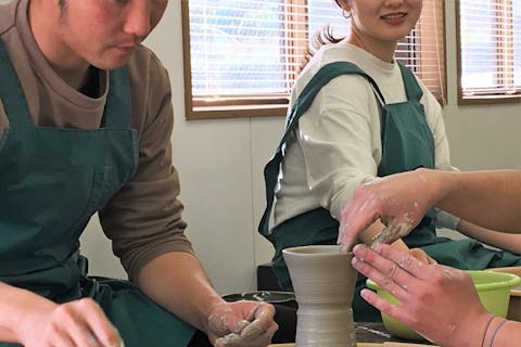 岐阜・多治見市・陶芸体験（60分・電動ろくろ・2個制作）