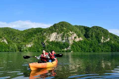 【北海道・十勝・カヌー】自然の景色を満喫！屈足湖のんびりカヌー