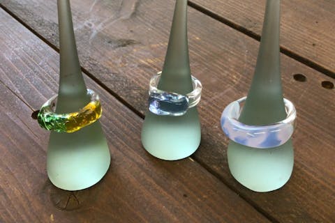 【東京・高円寺】耐熱ガラスの指輪作り体験（1時間半・当日持ち帰り可）