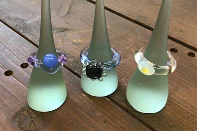 東京・高円寺】人気のガラス指輪プランにカラーベースが登場！耐熱