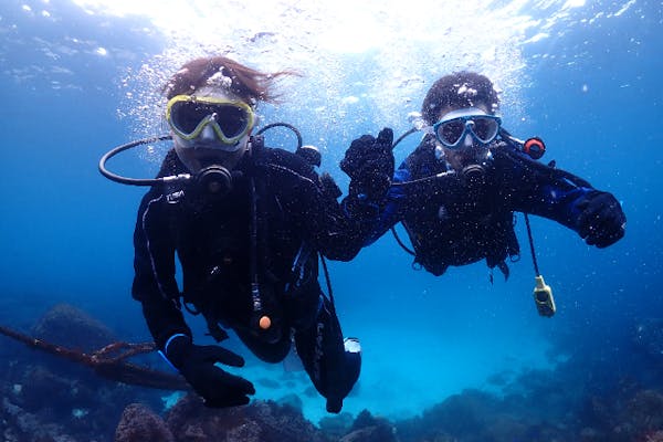 静岡・伊豆高原・体験ダイビング】カップルで楽しむ体験ダイビング