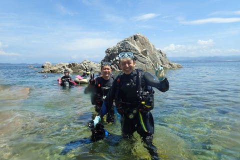 【福岡・天神駅・体験ダイビング】海の世界を覗きに行こう！初めてでも安心の体験ダイビング